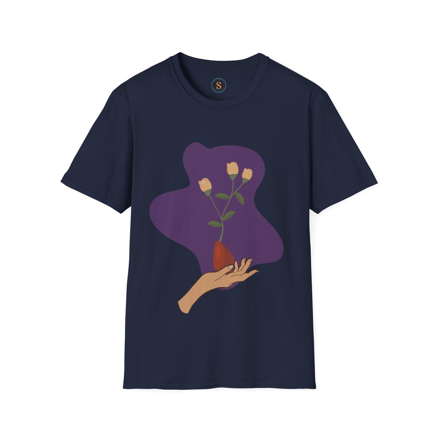 Spiritual Growth T-shirt Gildan 6400 Unisex Softstyle- Free USA shipping