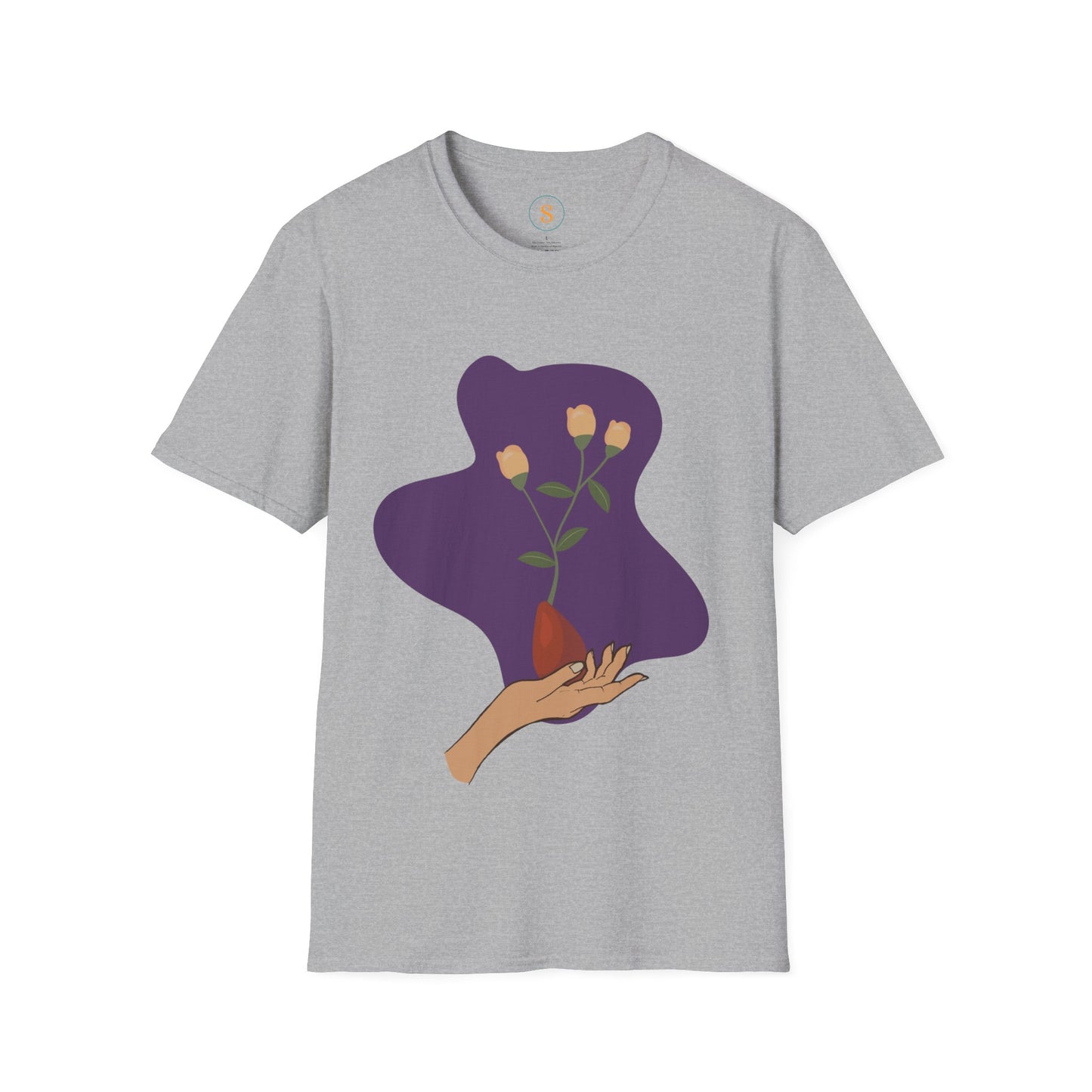 Spiritual Growth T-shirt Gildan 6400 Unisex Softstyle- Free USA shipping