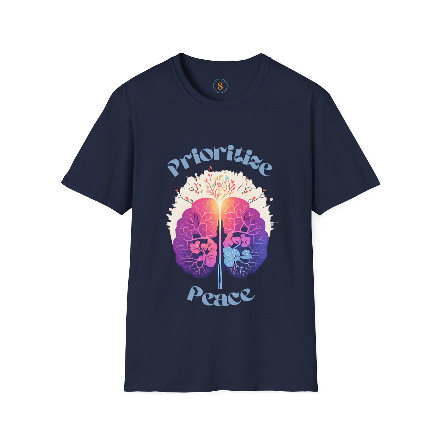 Prioritize Peace Spiritual T-shirt Unisex Softstyle Gildan 64000- FREE USA Shipping