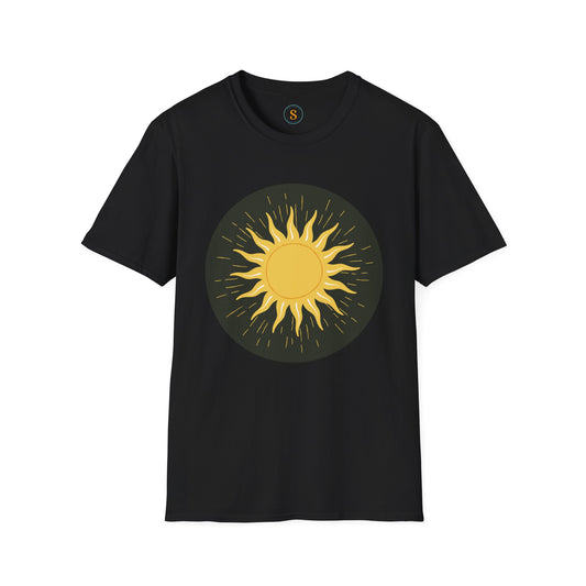 Rising Spiritual Sun T-shirt Unisex Softstyle Gildan 64000- FREE USA Shipping