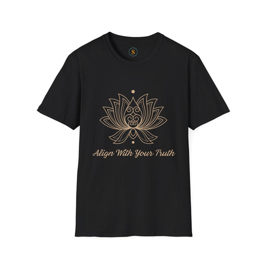 Align With Your Truth Spiritual T-shirt Unisex Softstyle Gildan 64000- FREE USA Shipping