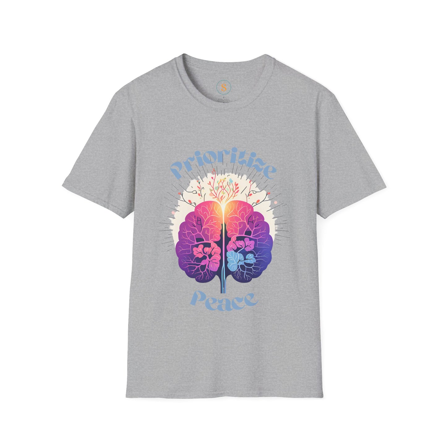 Prioritize Peace Spiritual T-shirt Unisex Softstyle Gildan 64000- FREE USA Shipping