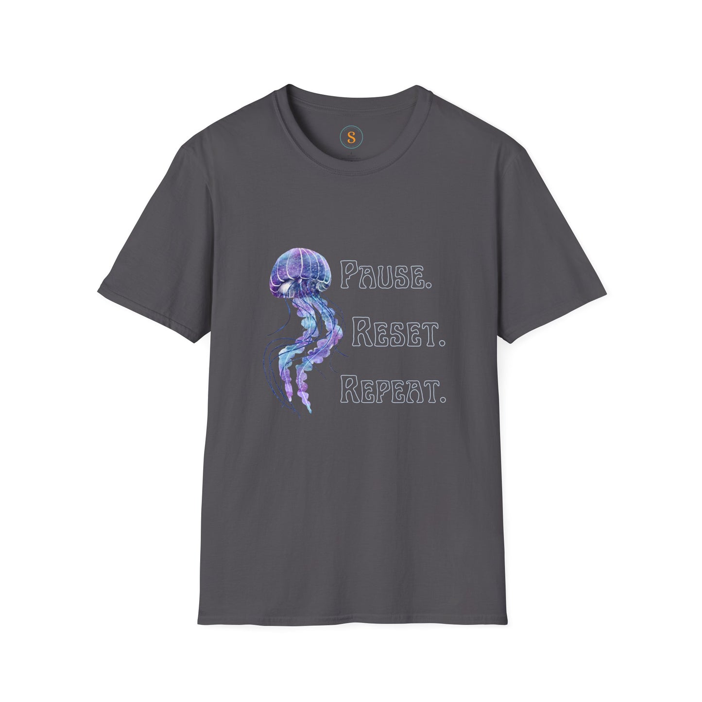 Pause Reset Repeat Spiritual T-shirt Unisex Softstyle Gildan 64000- FREE USA Shipping