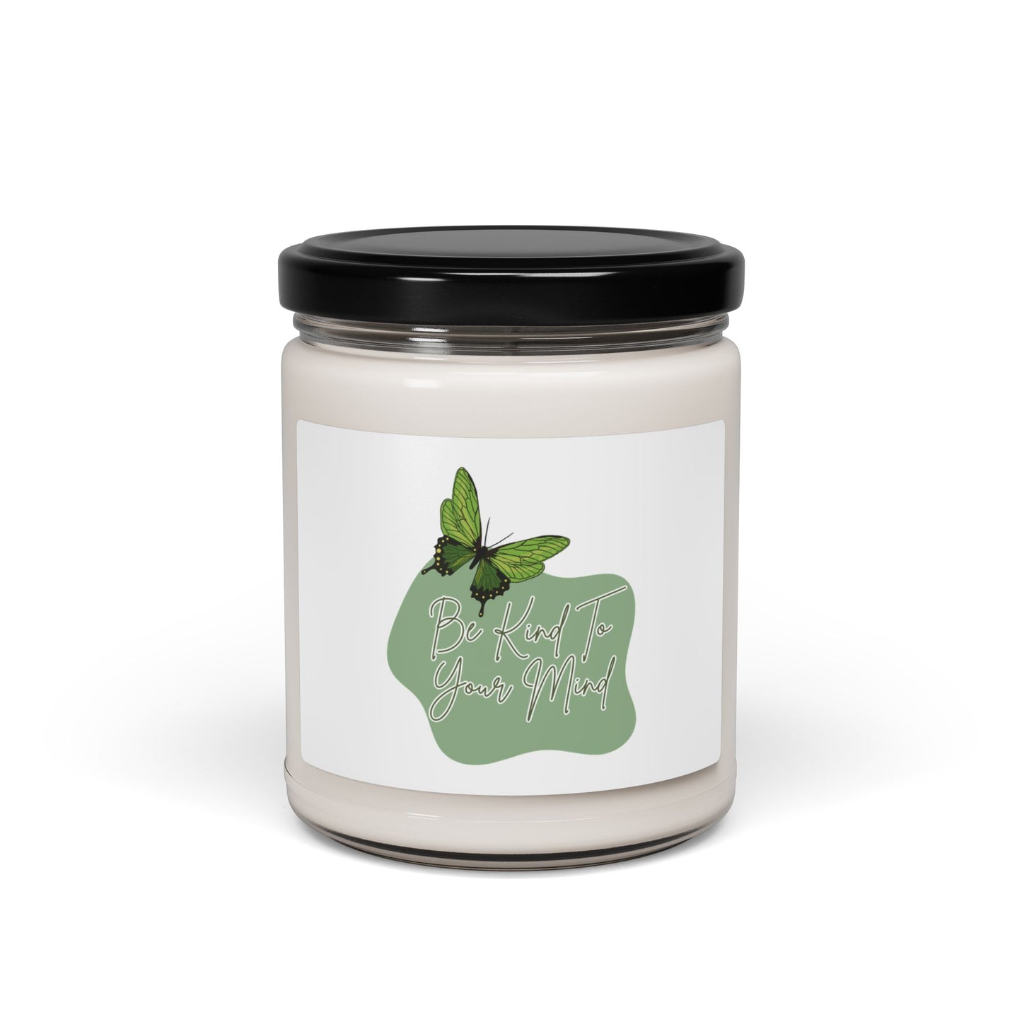 Be Kind to Your Mind Custom Design Scented Soy Candle, 9oz-Free USA Shipping