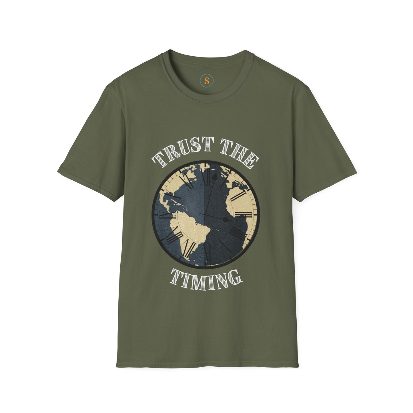 Trust the Timing Spiritual T-shirt Unisex Softstyle Gildan 64000- FREE USA Shipping