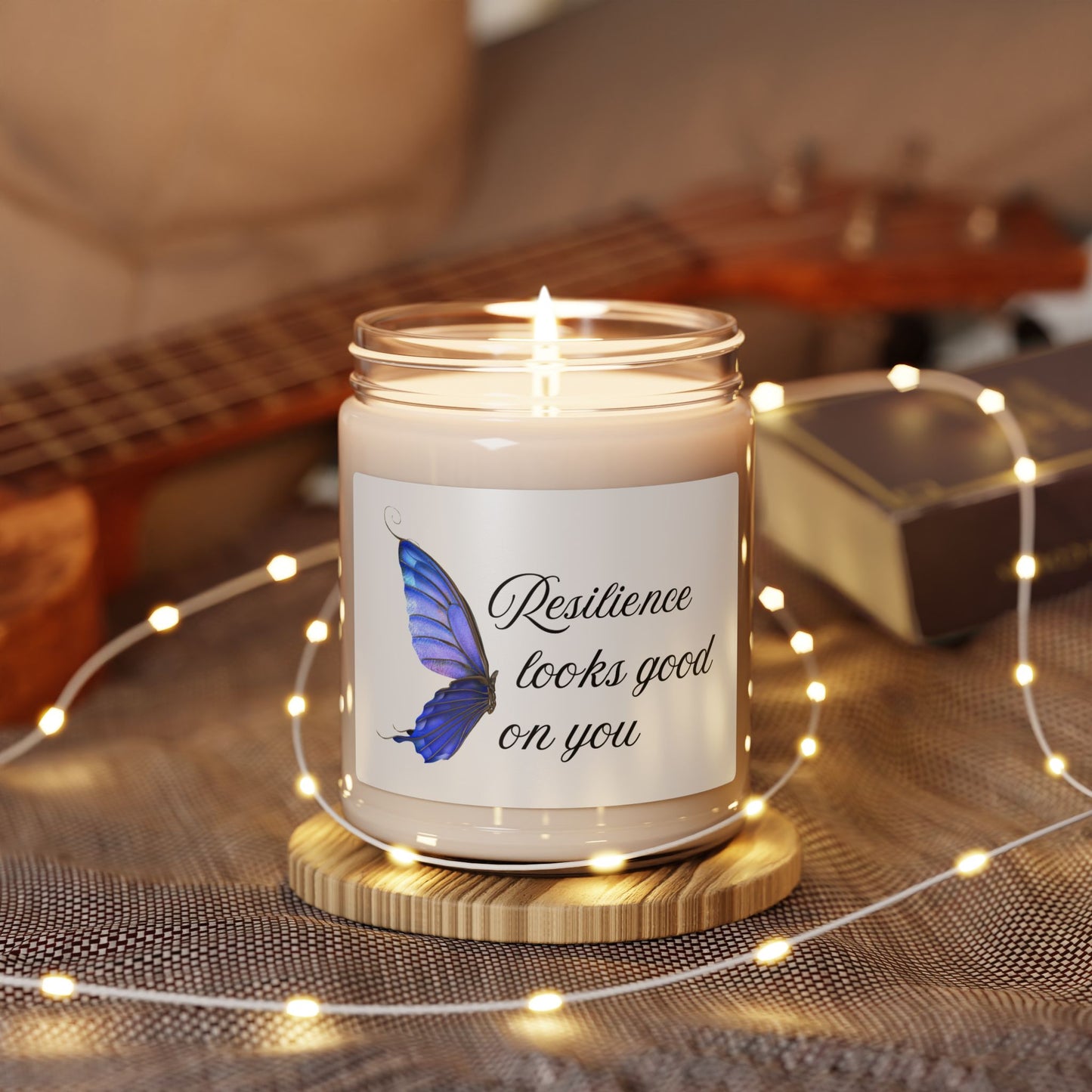 Resilience Looks Good on You Custom Design Scented Soy Candle, 9oz-Free USA Shipping