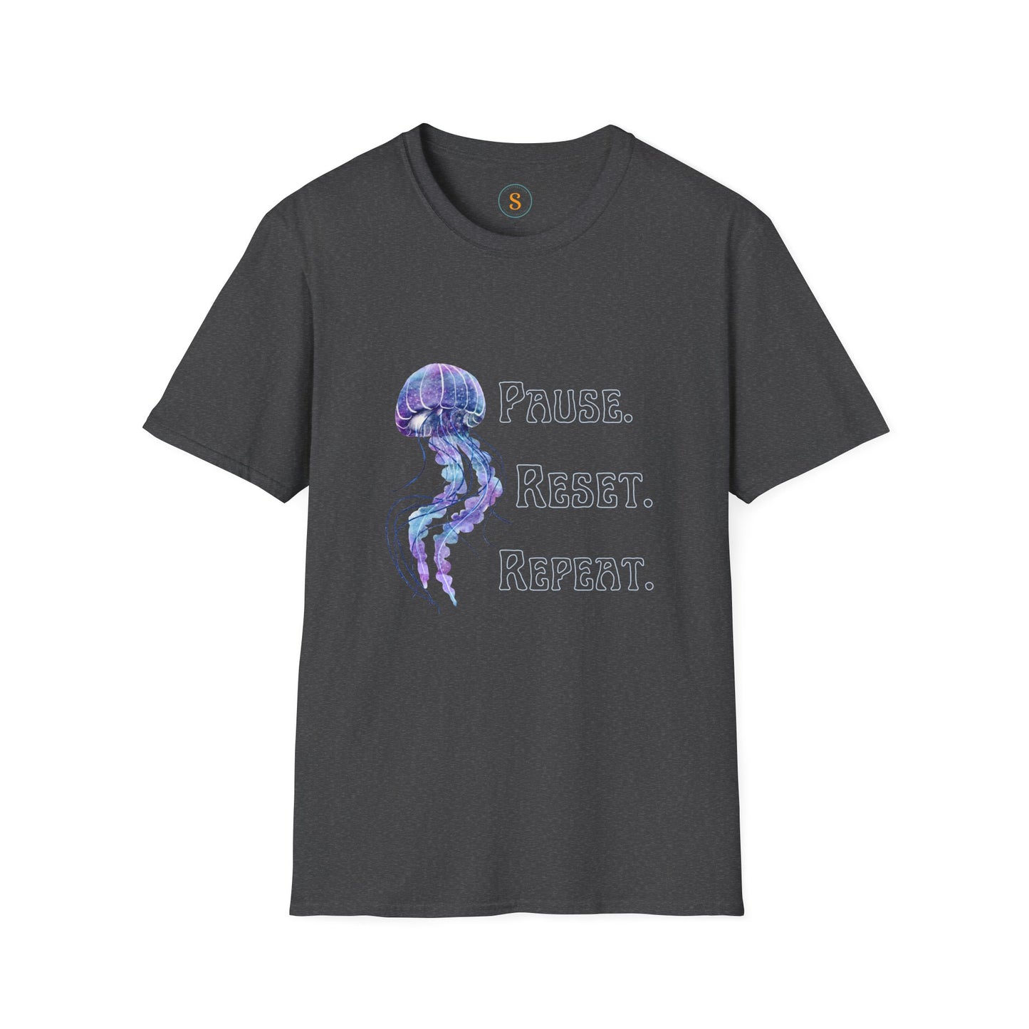 Pause Reset Repeat Spiritual T-shirt Unisex Softstyle Gildan 64000- FREE USA Shipping