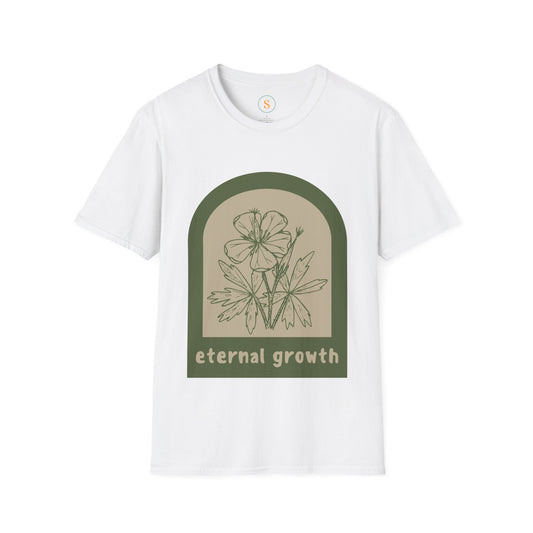 Eternal Growth Spiritual T-shirt Gildan 6400 Unisex Softstyle- Free USA shipping