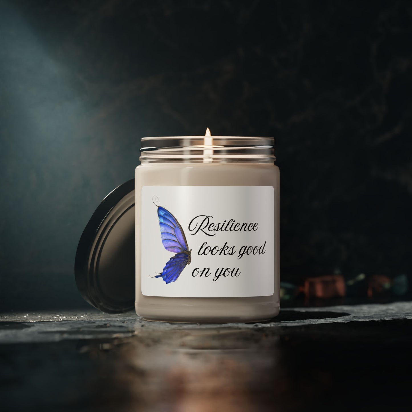 Resilience Looks Good on You Custom Design Scented Soy Candle, 9oz-Free USA Shipping